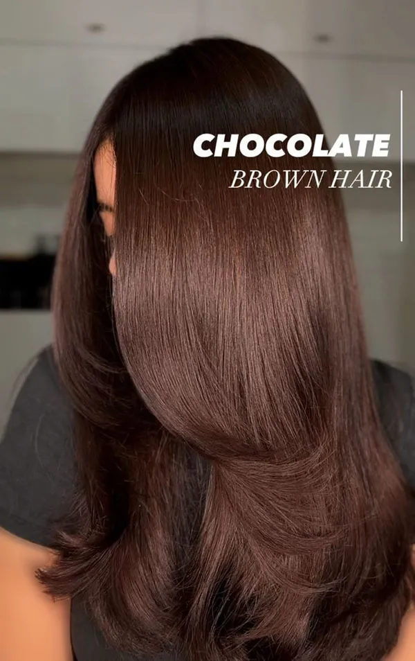Chocolate hair color combination 23