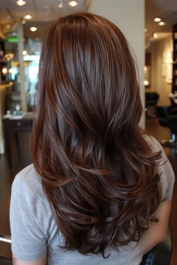 Chocolate hair color combination 3