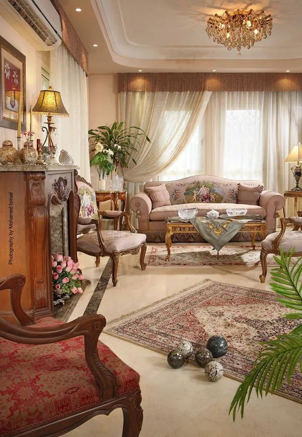 جدیدترین دیزاین خانه به سبک کلاسیک؛ ترکیبی از اصالت و شکوه در 2025! 35 Classic style home design 1
