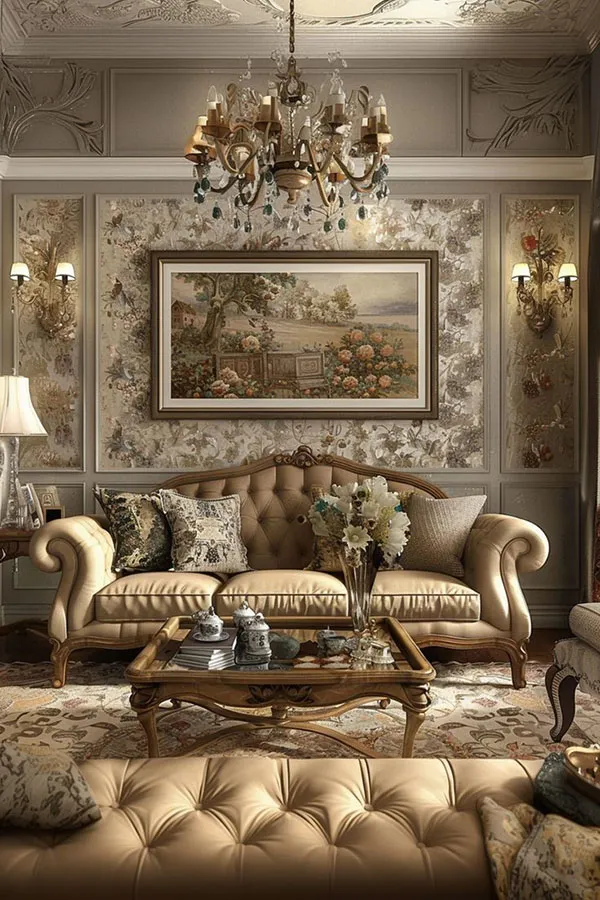 جدیدترین دیزاین خانه به سبک کلاسیک؛ ترکیبی از اصالت و شکوه در 2025! 14 Classic style home design 12