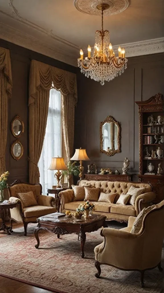 جدیدترین دیزاین خانه به سبک کلاسیک؛ ترکیبی از اصالت و شکوه در 2025! 15 Classic style home design 13