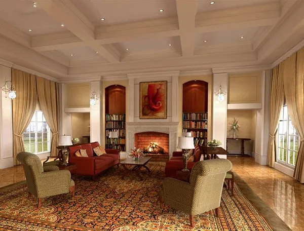 جدیدترین دیزاین خانه به سبک کلاسیک؛ ترکیبی از اصالت و شکوه در 2025! 17 Classic style home design 15