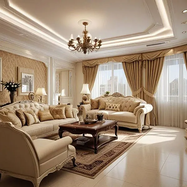 جدیدترین دیزاین خانه به سبک کلاسیک؛ ترکیبی از اصالت و شکوه در 2025! 21 Classic style home design 19