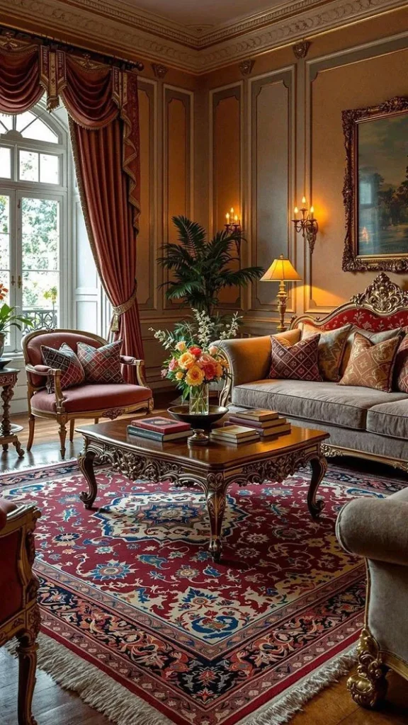 جدیدترین دیزاین خانه به سبک کلاسیک؛ ترکیبی از اصالت و شکوه در 2025! 4 Classic style home design 2