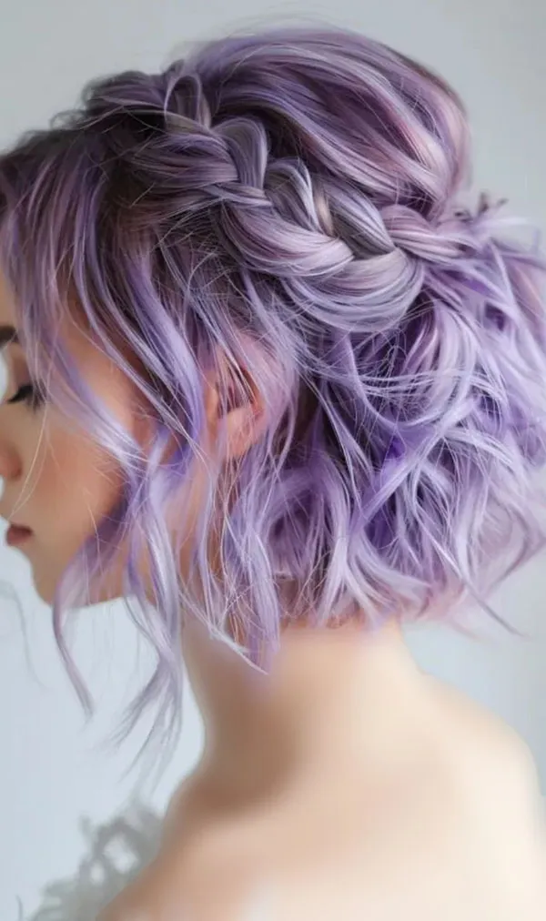 بافت رنگی مو کوتاه جدید دخترانه | 30 ایده جذاب برای تغییر استایل فوری و پرانرژی! 4 Color texture of short hair 1