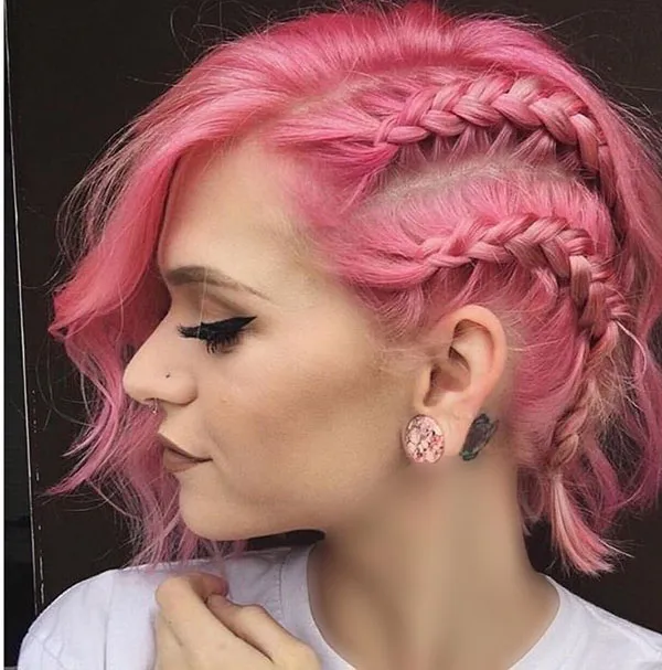 بافت رنگی مو کوتاه جدید دخترانه | 30 ایده جذاب برای تغییر استایل فوری و پرانرژی! 14 Color texture of short hair 12