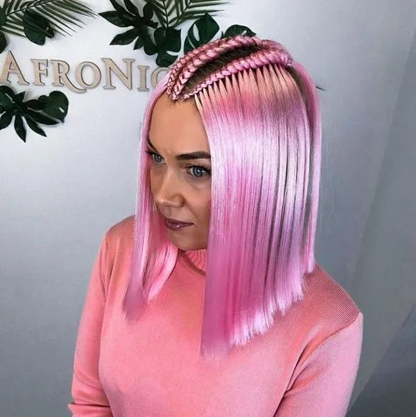 بافت رنگی مو کوتاه جدید دخترانه | 30 ایده جذاب برای تغییر استایل فوری و پرانرژی! 22 Color texture of short hair 20