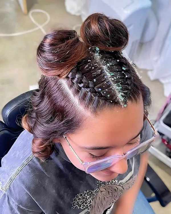 بافت رنگی مو کوتاه جدید دخترانه | 30 ایده جذاب برای تغییر استایل فوری و پرانرژی! 30 Color texture of short hair 28