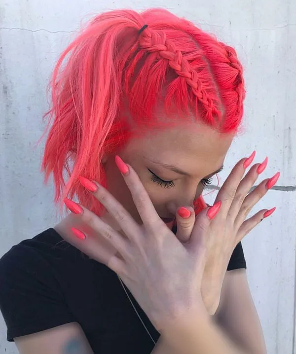بافت رنگی مو کوتاه جدید دخترانه | 30 ایده جذاب برای تغییر استایل فوری و پرانرژی! 9 Color texture of short hair 6