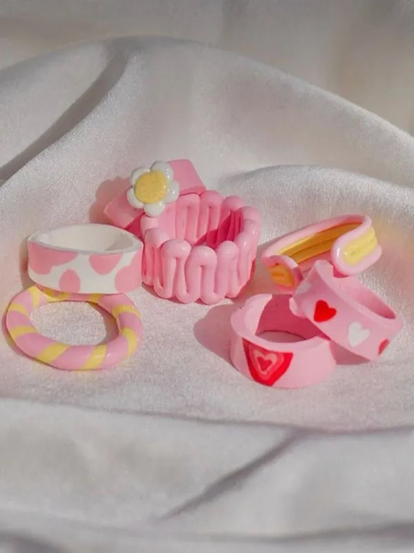 Cute Clay Bell Ring 4