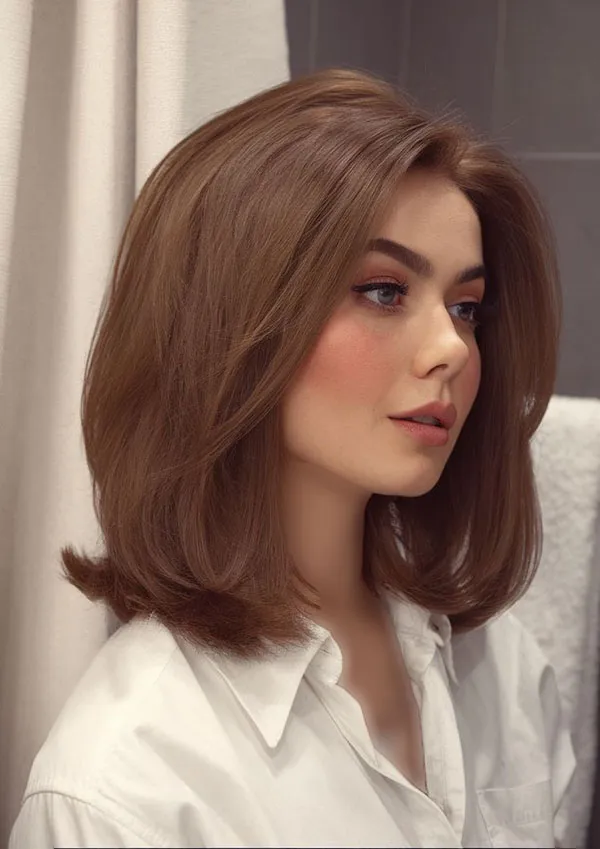مدل رنگ مو قهوه ای عروسکی | 30 استایل دلنشین و دخترونه ! 6 Doll brown hair color 3
