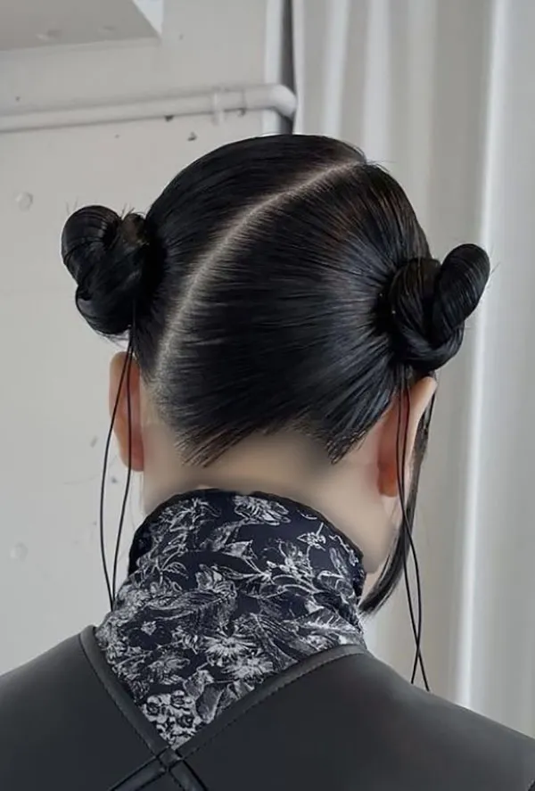 Double tomato hairstyle for girls 11