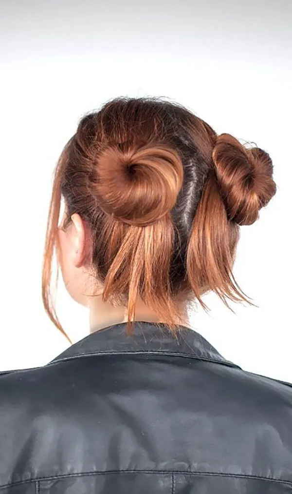 Double tomato hairstyle for girls 18