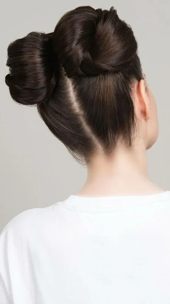 Double tomato hairstyle for girls 27