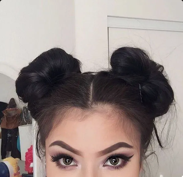 Double tomato hairstyle for girls 3