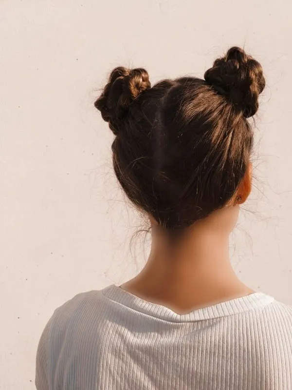 Double tomato hairstyle for girls 30