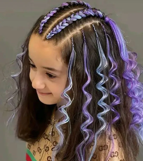 Double weave hair from the scalp 10