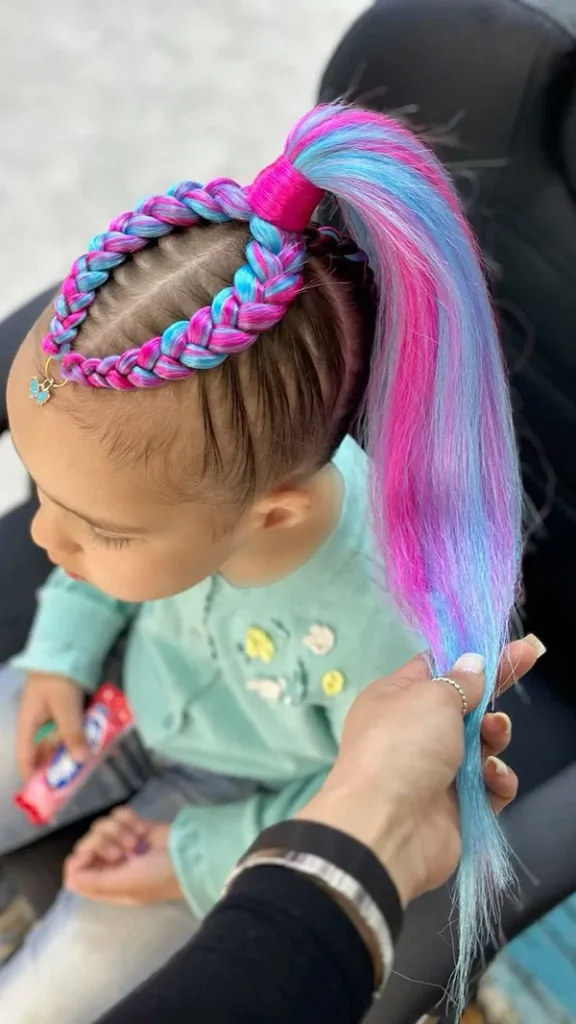 Double weave hair from the scalp 14