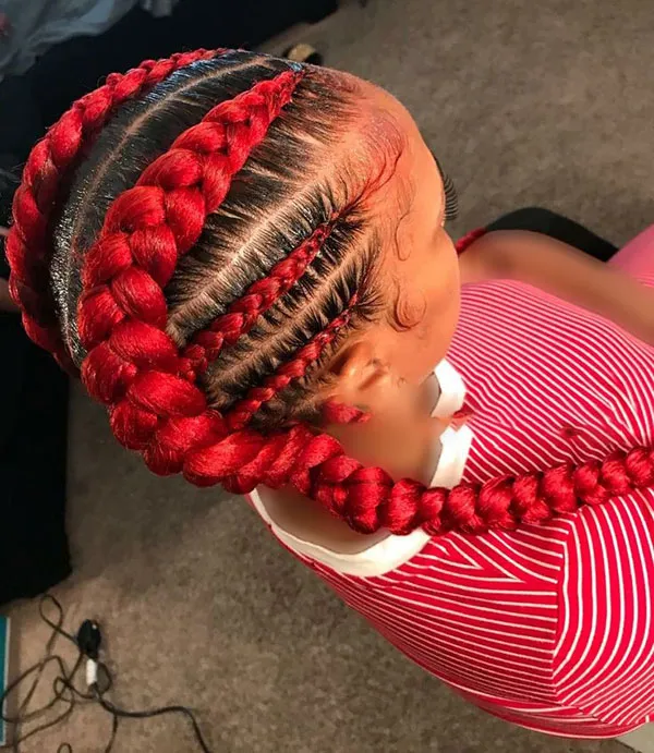 Double weave hair from the scalp 7