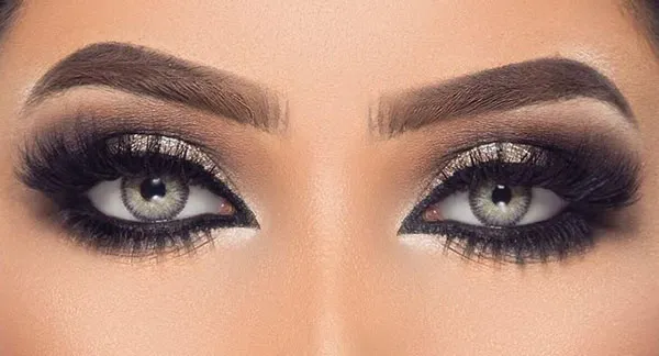 مدل آرایش چشم و ابرو دخترونه | 35 مدل ترند ۲۰۲۵ برای استایل شیک و دخترونه! 23 Eye and eyebrow makeup 19