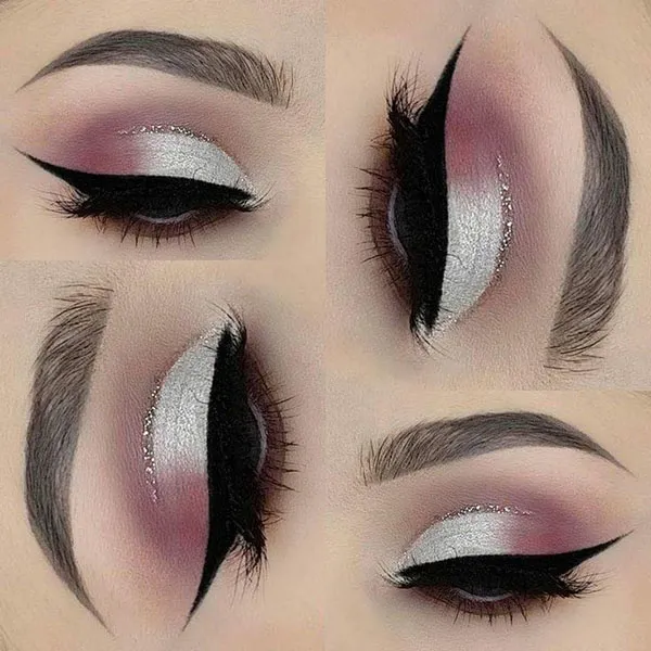 مدل آرایش چشم و ابرو دخترونه | 35 مدل ترند ۲۰۲۵ برای استایل شیک و دخترونه! 26 Eye and eyebrow makeup 20