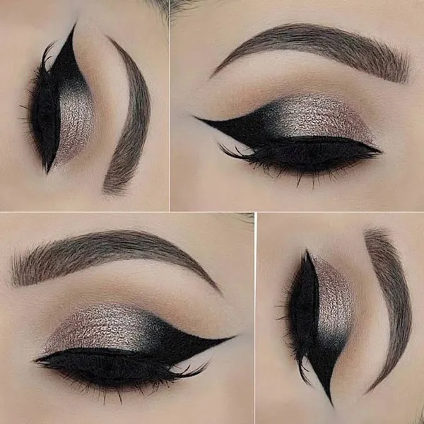 مدل آرایش چشم و ابرو دخترونه | 35 مدل ترند ۲۰۲۵ برای استایل شیک و دخترونه! 31 Eye and eyebrow makeup 27