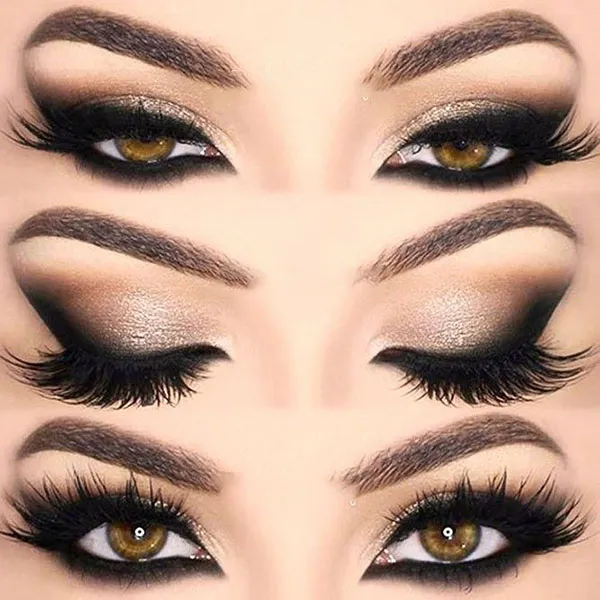 مدل آرایش چشم و ابرو دخترونه | 35 مدل ترند ۲۰۲۵ برای استایل شیک و دخترونه! 4 Eye and eyebrow makeup 3