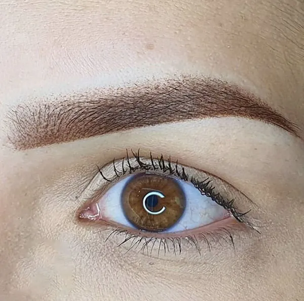 Eyebrow hairline 12