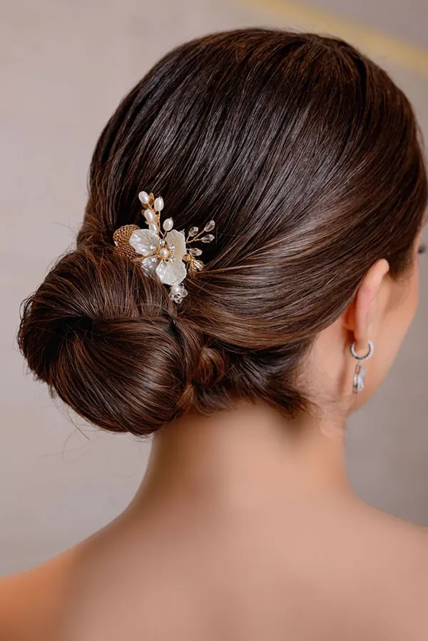 Girls chignon model 12