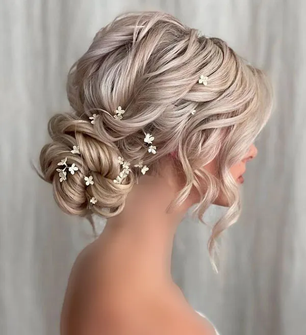 Girls chignon model 14