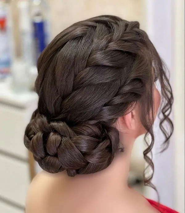 Girls chignon model 27