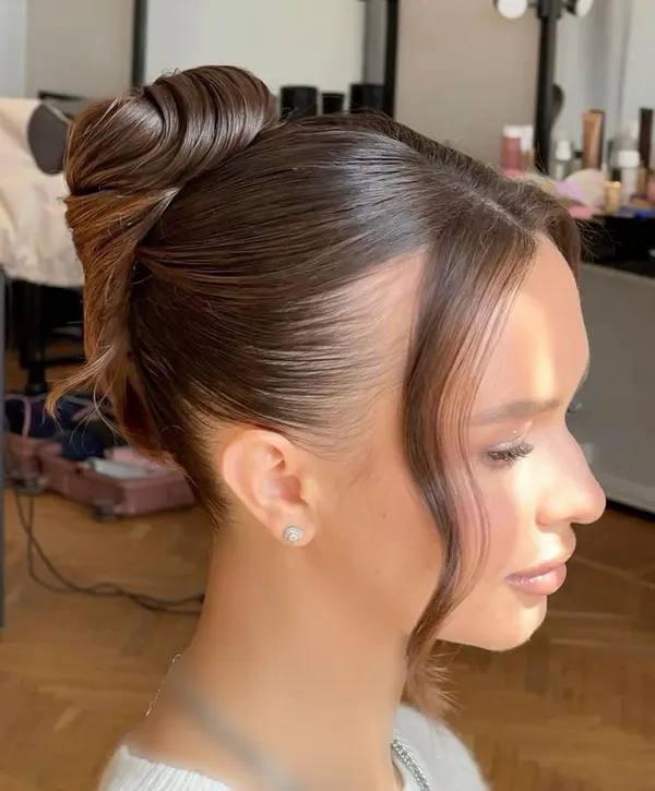 Girls chignon model 8
