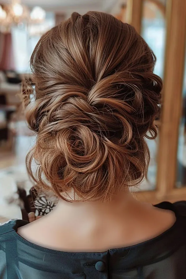 Girls chignon model 9