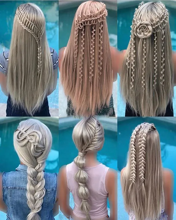 Girls hair weave for wedding 10