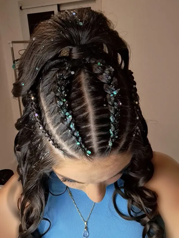 Girls hair weave for wedding 20