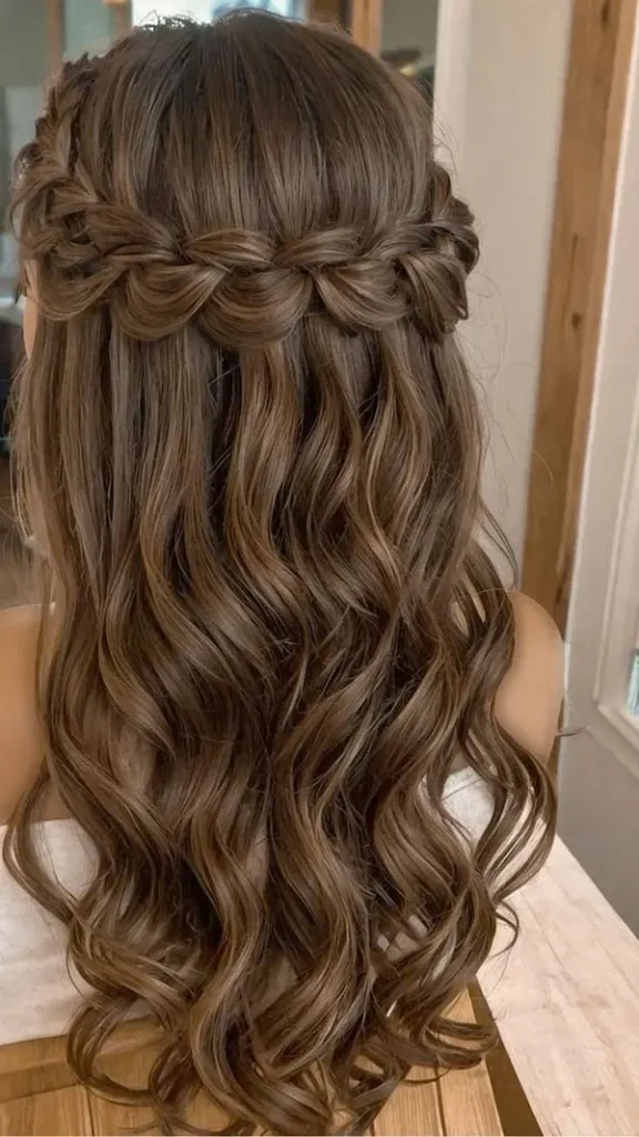 Girls hair weave for wedding 6