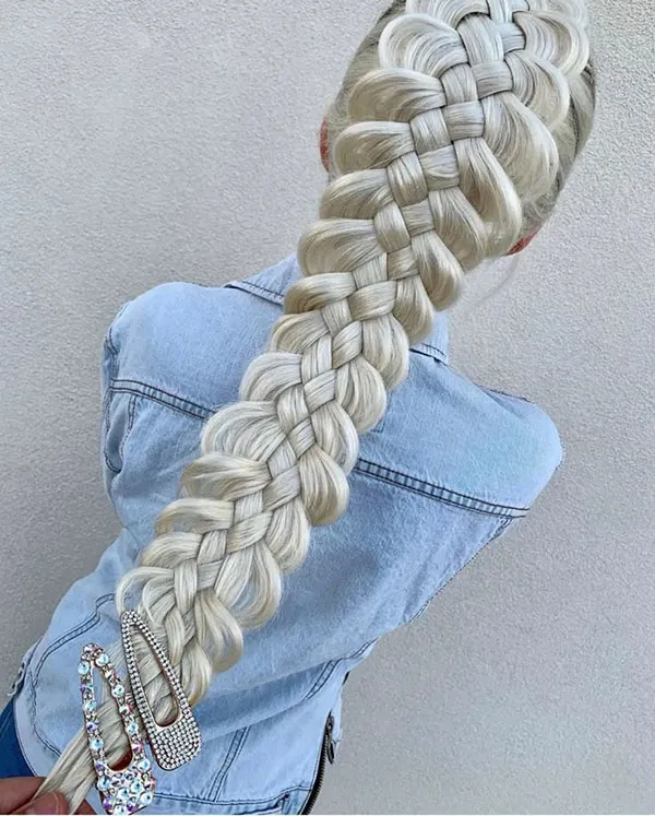Girls hair weave for wedding 7