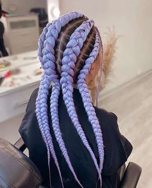 Girls hair weave model 1