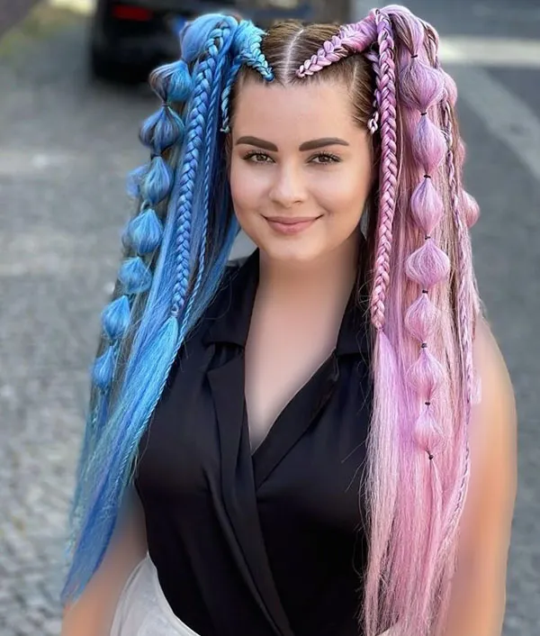 Girls hair weave model 10