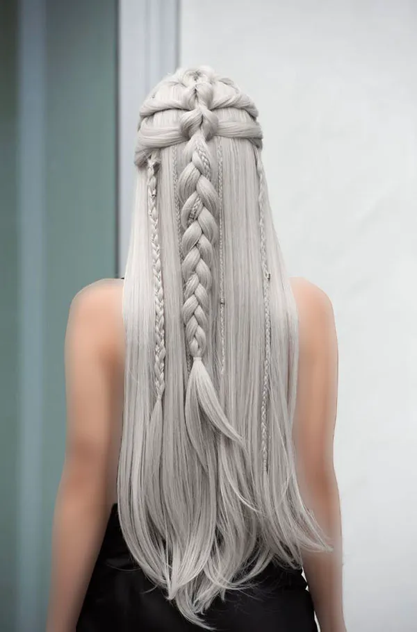 Girls hair weave model 11