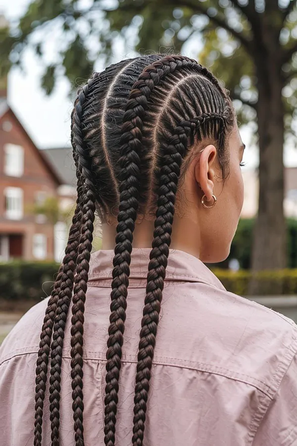 Girls hair weave model 7