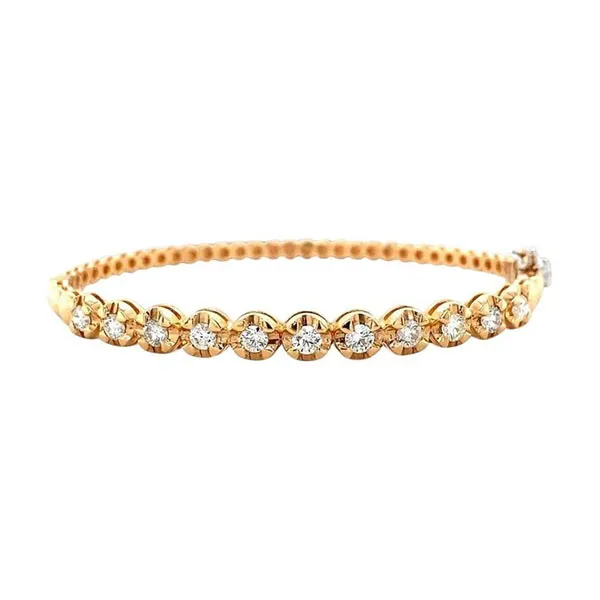 Gold tennis bracelet 16