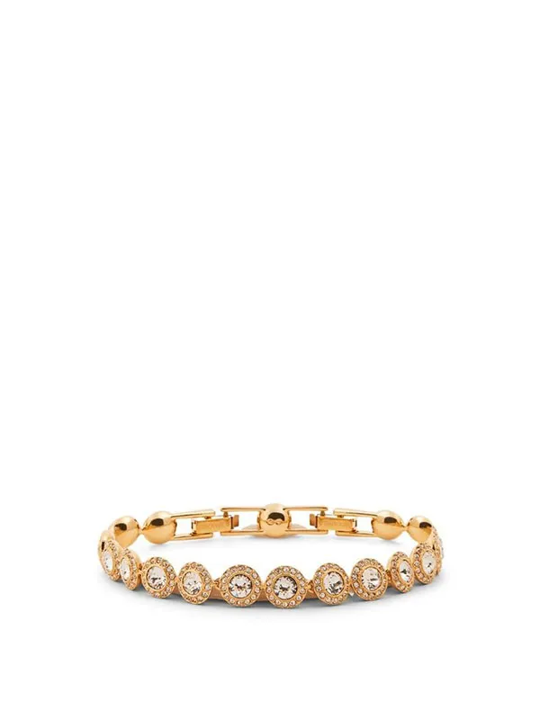 Gold tennis bracelet 24