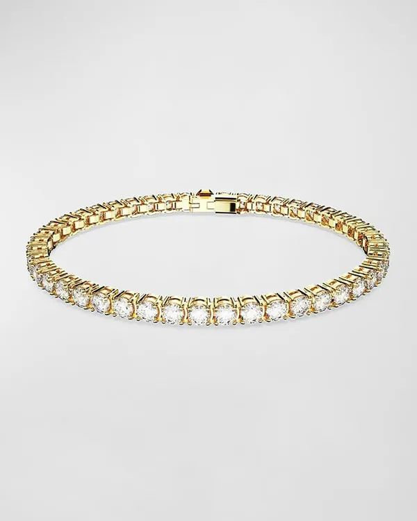 Gold tennis bracelet 3