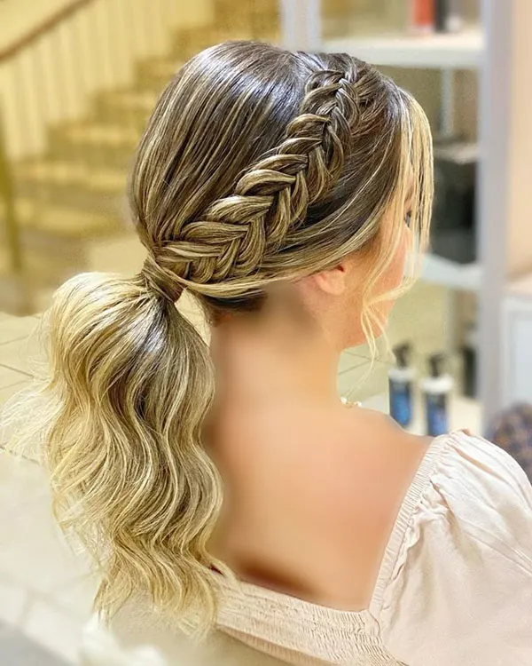 Hair weave for girls weddings 15