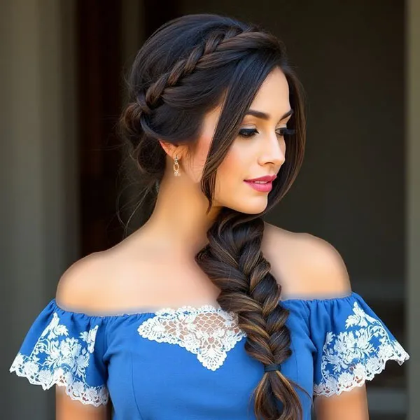 Hair weave for girls weddings 16