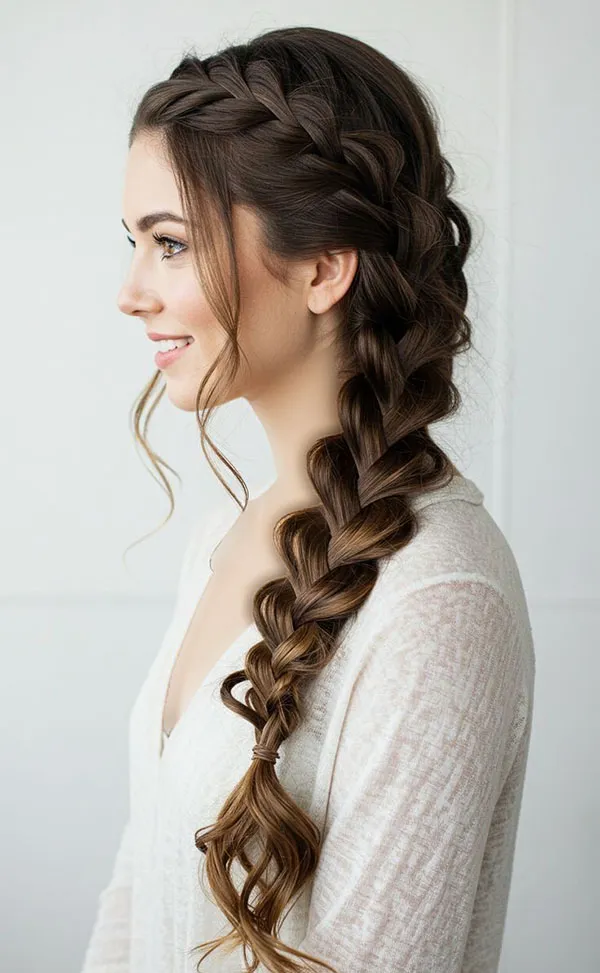 Hair weave for girls weddings 19