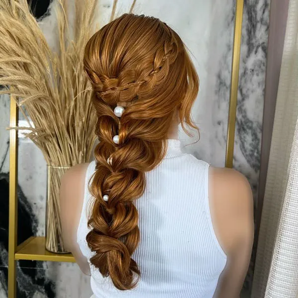 Hair weave for girls weddings 20