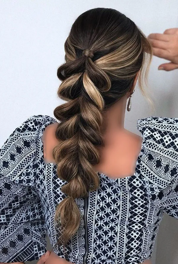 Hair weave for girls weddings 22