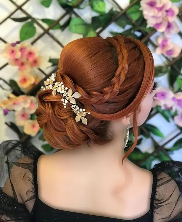 Hair weave for girls weddings 24